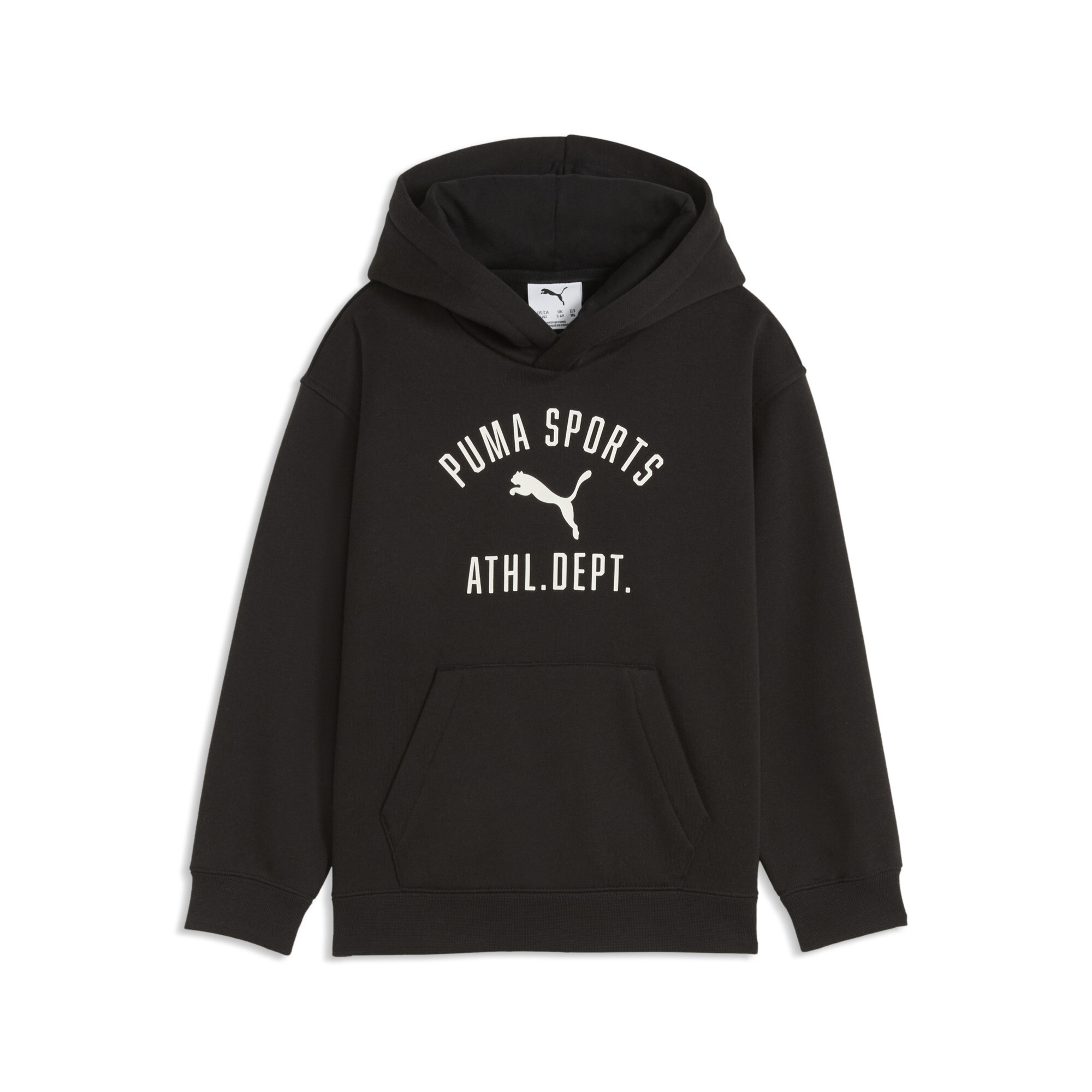 PUMA Varsity Hoodie Kinder, Accessoires, Schwarz, 5-6Y