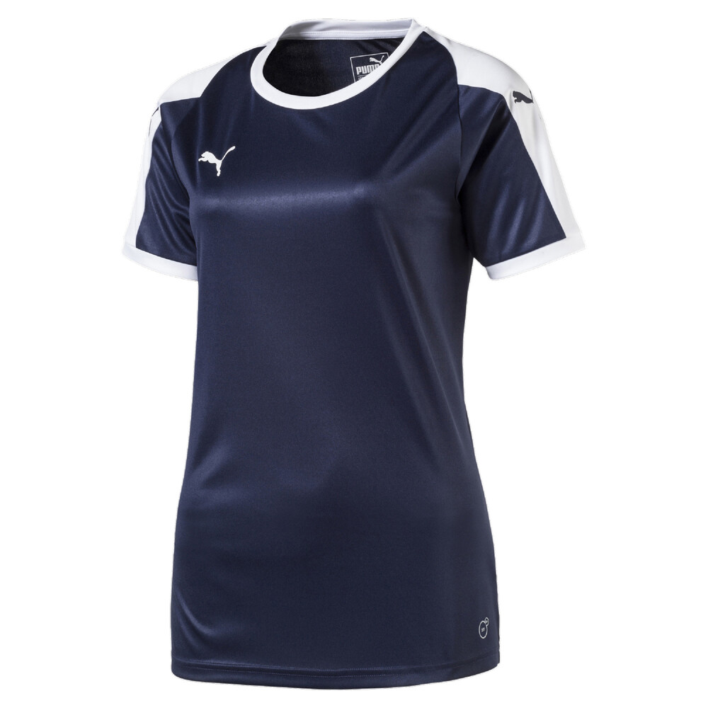 

PUMA - female - Футболка LIGA Women’s Football Jersey – Peacoat-Puma White –, Синий