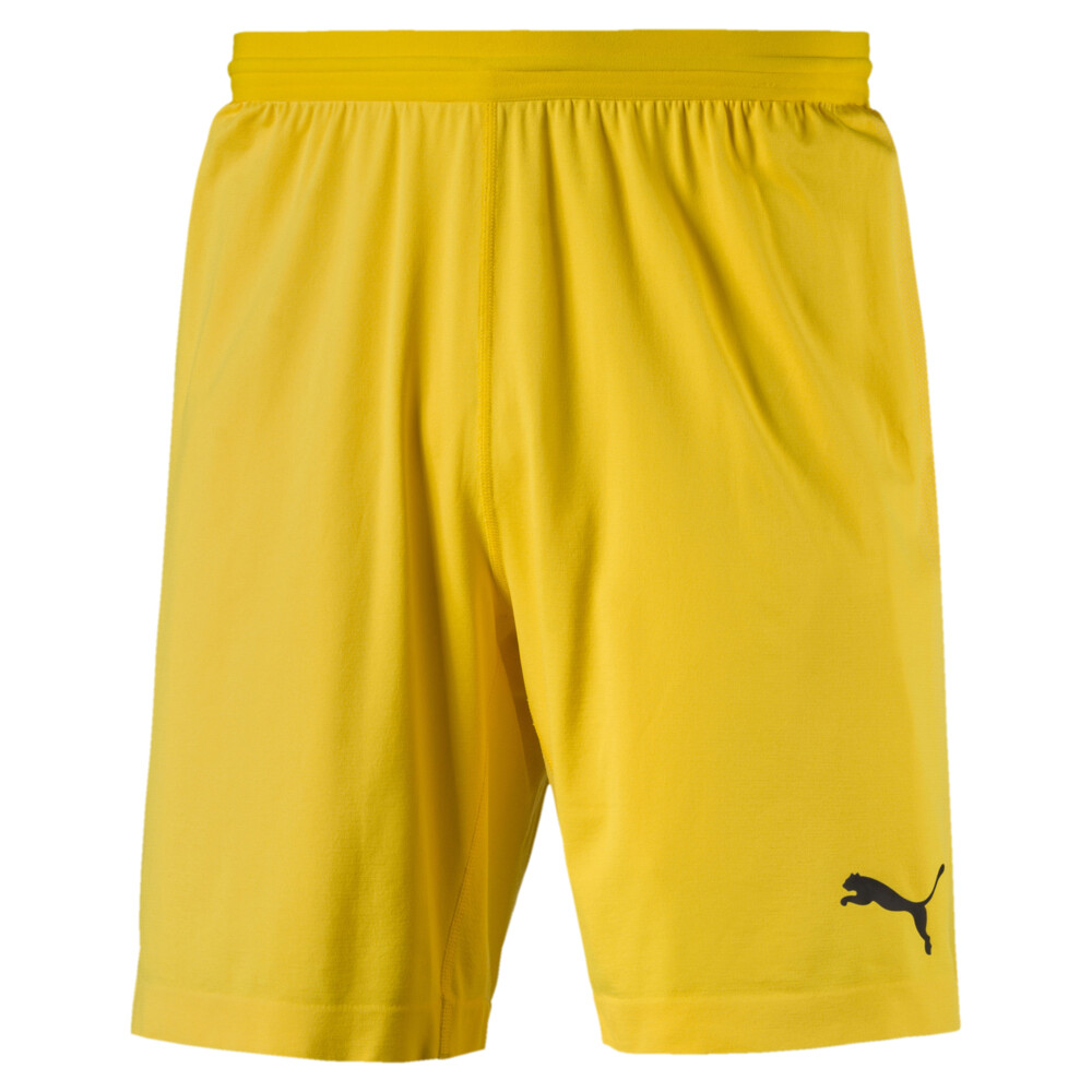 

PUMA - male - Шорты FINAL evoKNIT Men's Goalkeeper Shorts – Cyber Yellow-Puma Black –, Желтый
