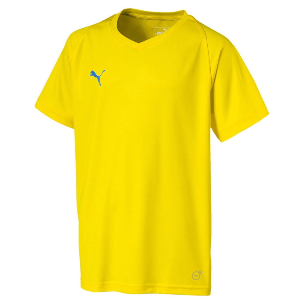 

PUMA - Футболка Football Kids’ LIGA Core Jersey – Cyber Yellow-Elec.Blue –, Желтый