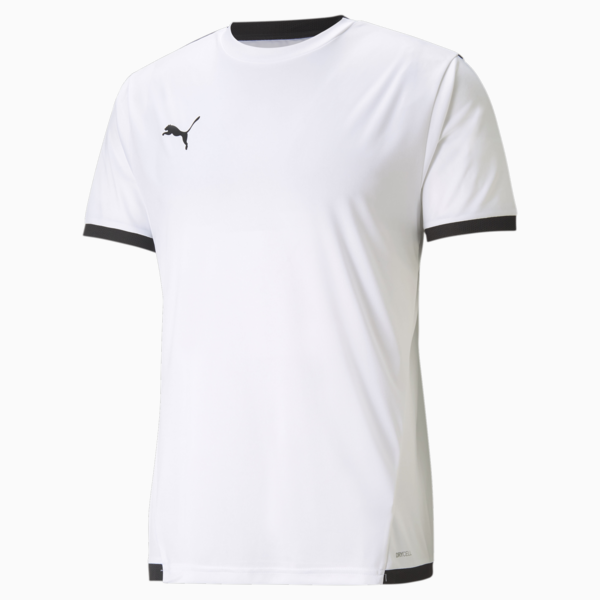 Jersey de fútbol para hombre teamLIGA, Puma White-Puma Black, large-MEX