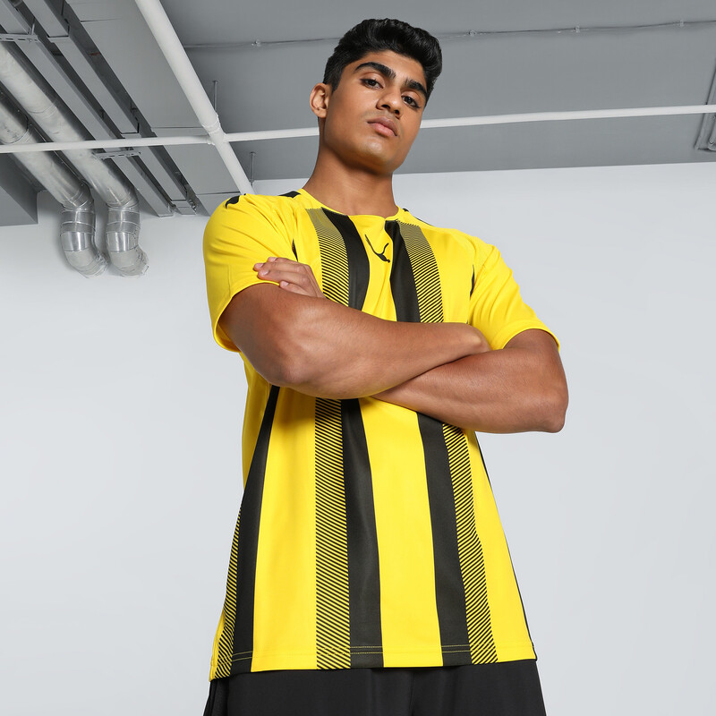 

Men's PUMA teamLIGA Striped Football Jersey