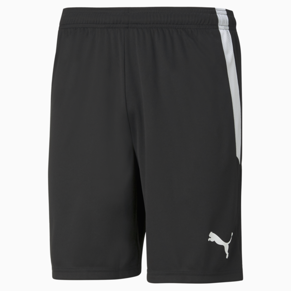 Shorts de fútbol teamLIGA para hombre, Puma Black-Puma White, large-ARG