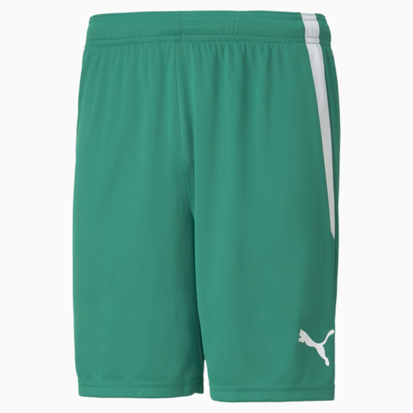 Shorts de fútbol teamLIGA para hombre, Pepper Green-Puma White, large-ARG