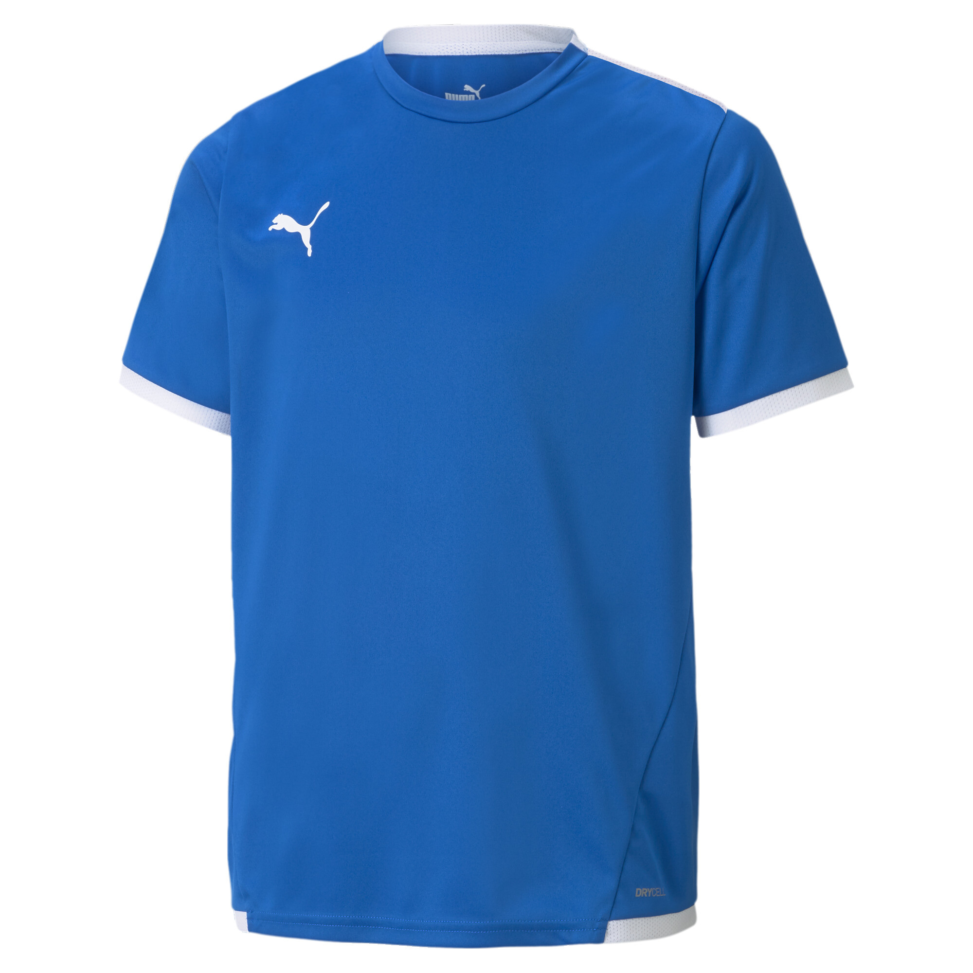 Puma Team LIGA Football Jersey Youth, Blue, Size 7-8Y, Clothing