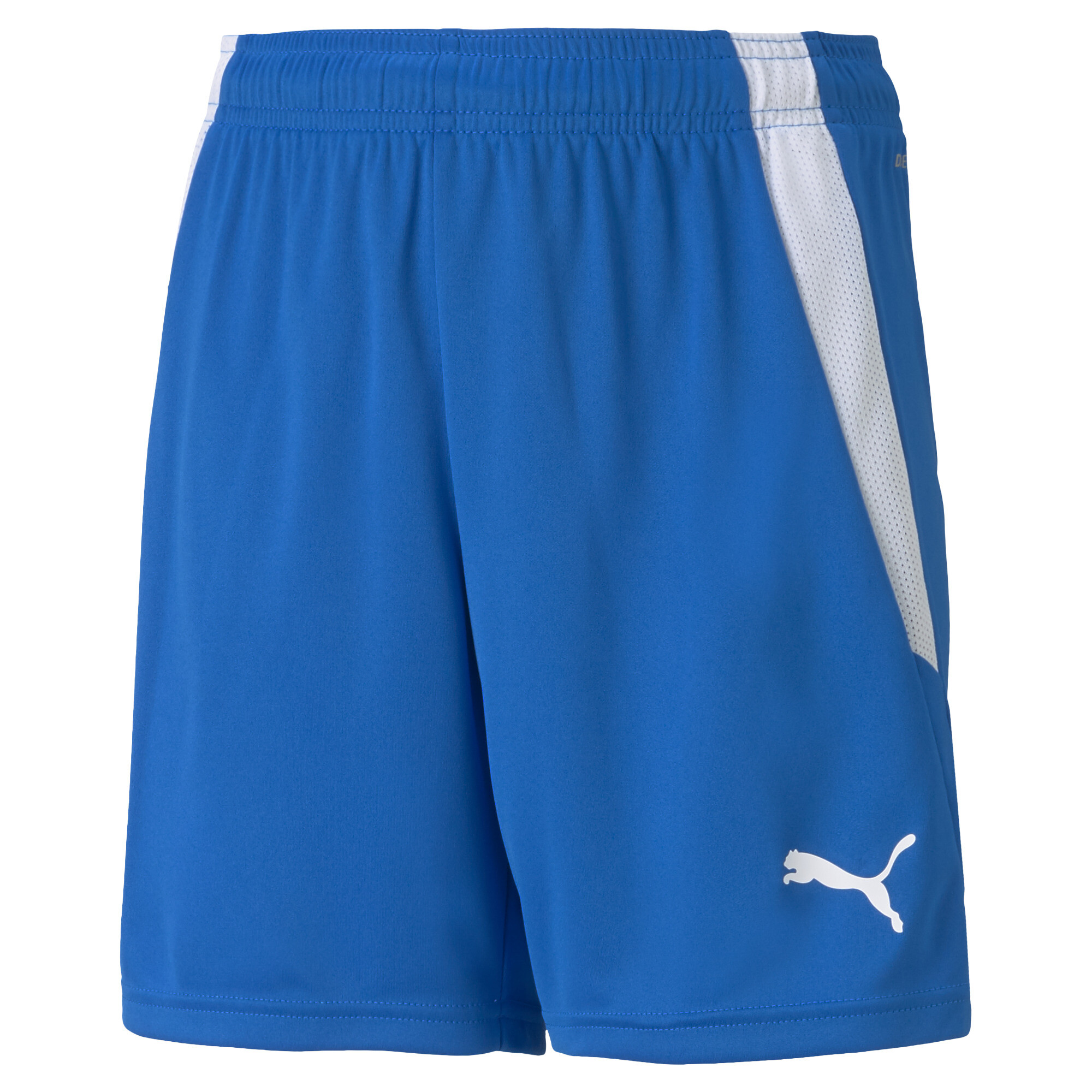 Puma teamLIGA Fußballshorts Teenager Für Für Kinder | Mit Plain | Electric Blue/White | Größe: 4-5Y