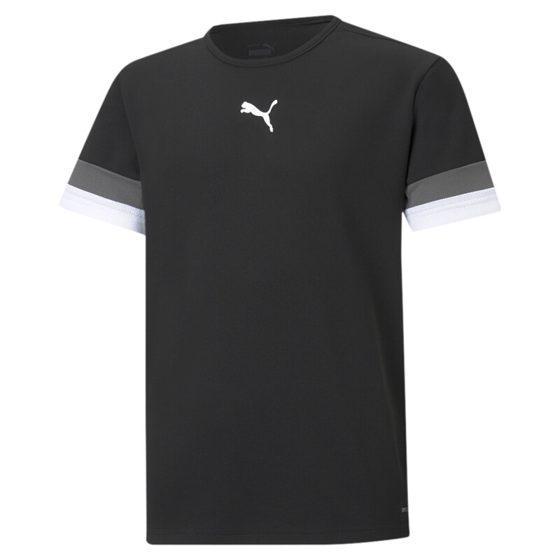 

PUMA teamRISE Youth Football Jersey, White/black/pink