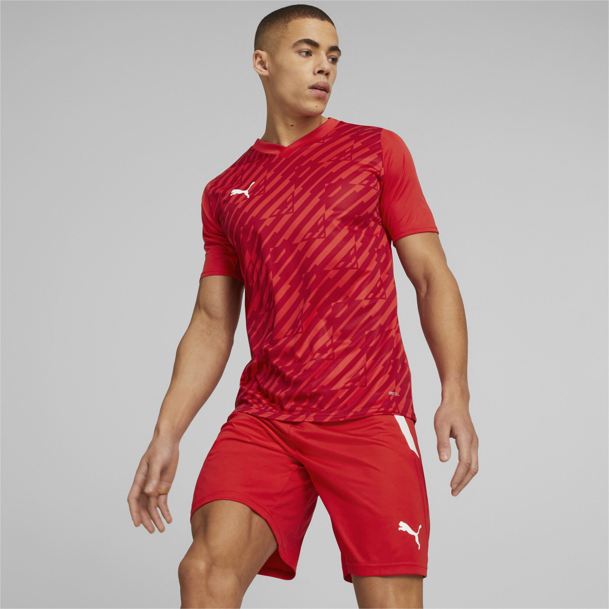 Men's Puma Team ULTIMATE Football Jersey, Red, Size S, Sport