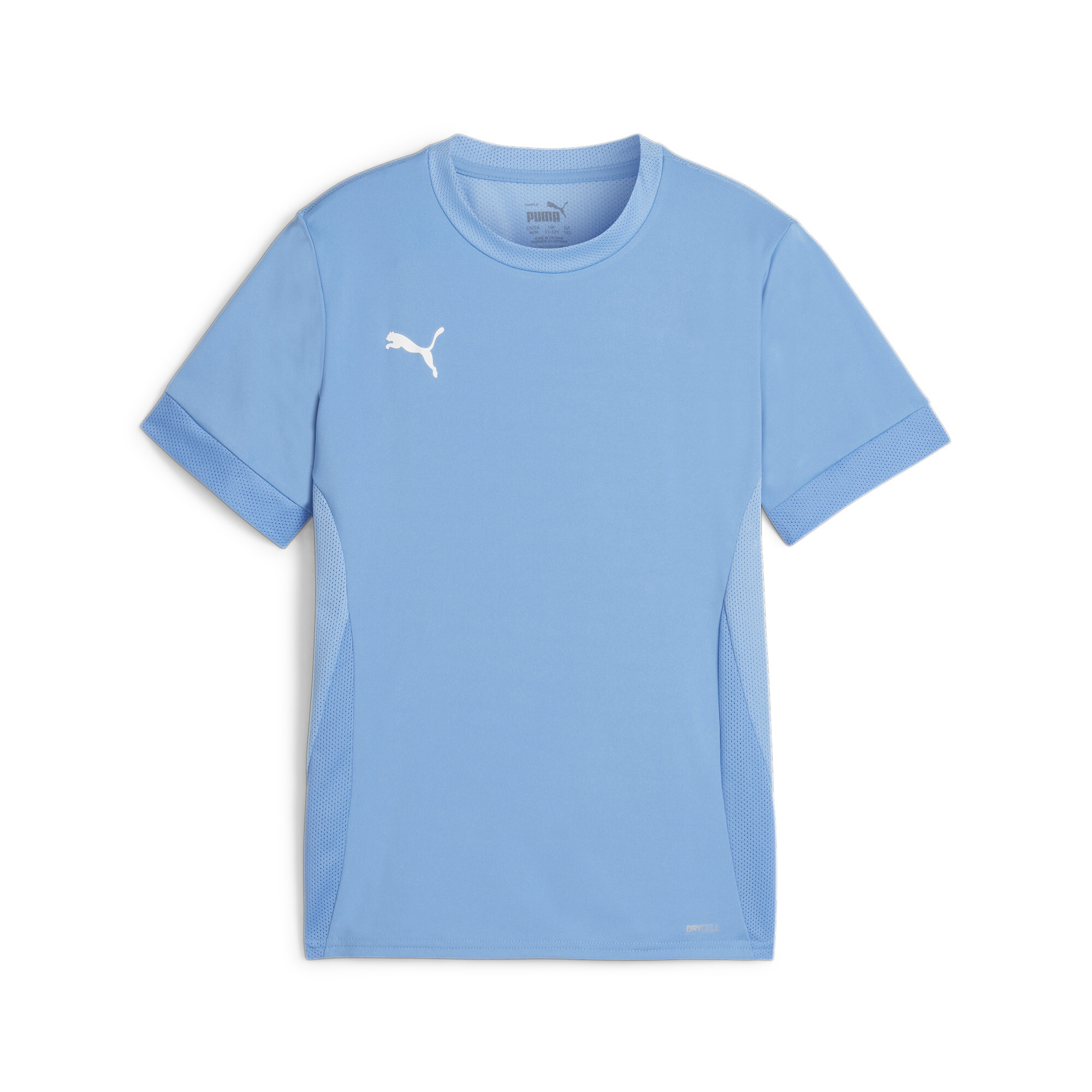 PUMA teamGOAL Big Kids' Soccer Jersey in Blue, Size S