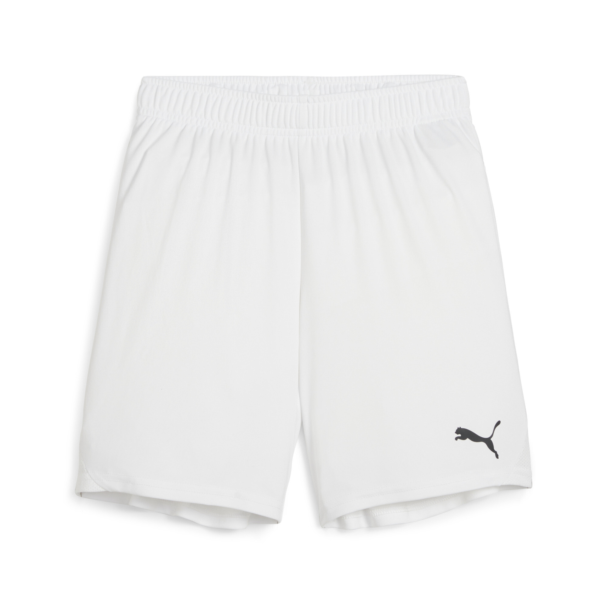 PUMA teamGOAL Big Kids' Soccer Shorts in White, Size S