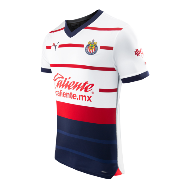 Jersey Chivas versión jugador visita 23-24 para hombre, PUMA White, large-MEX
