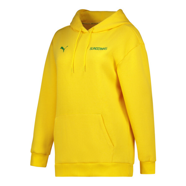 MSFC Women s Elongated Hoodie yellow PUMA