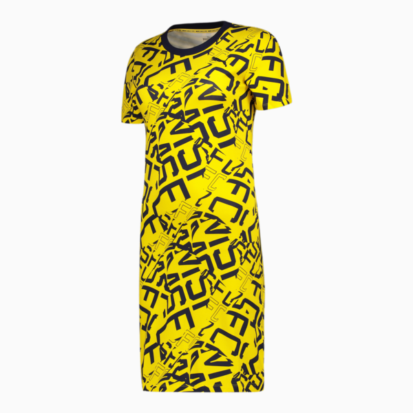 MSFC Women's Tee Dress, Pelé Yellow, large-ZAF