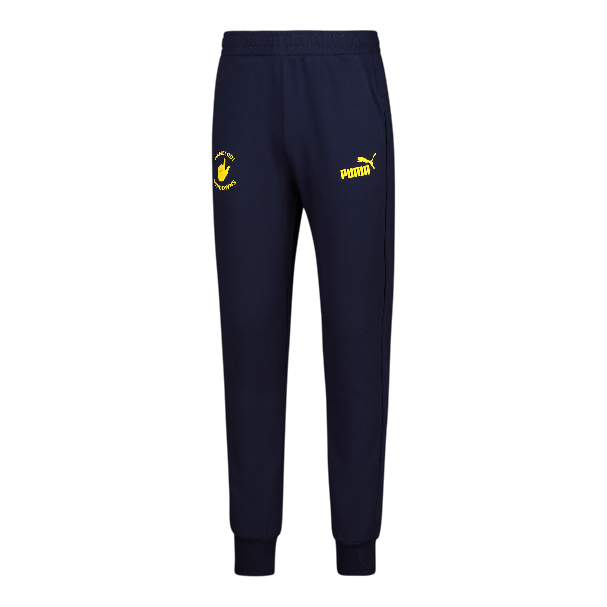 Shop Puma Mamelodi Sundowns Slim Tricot Mens Pants Grey