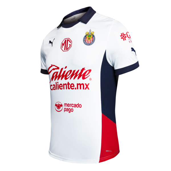 Chivas 24/25 Away Promotional Men's Soccer Jersey, PUMA White, large-MEX