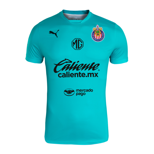 Chivas GK Home Pro Men's Jersey 24-25, Team Aqua, large-MEX