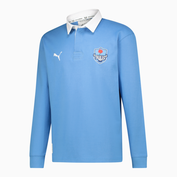 Bulls Old School Rugby Jersey, Bonnie Blue, large-ZAF