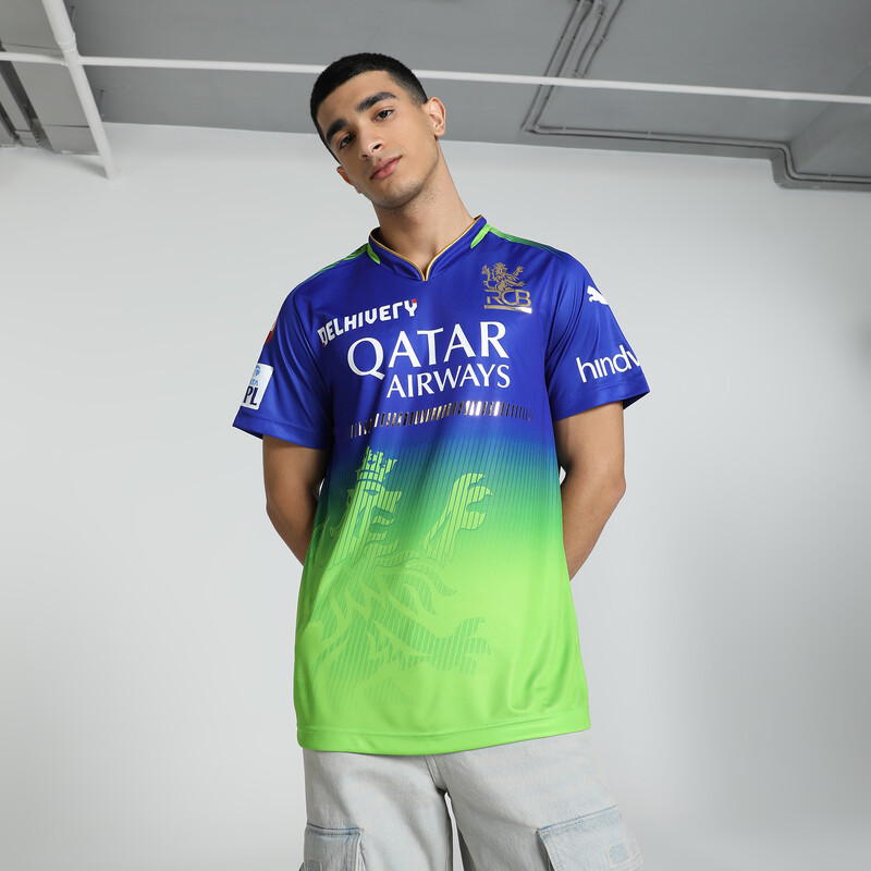 

Men's PUMA X RCB 2024 Official Match Green Jersey