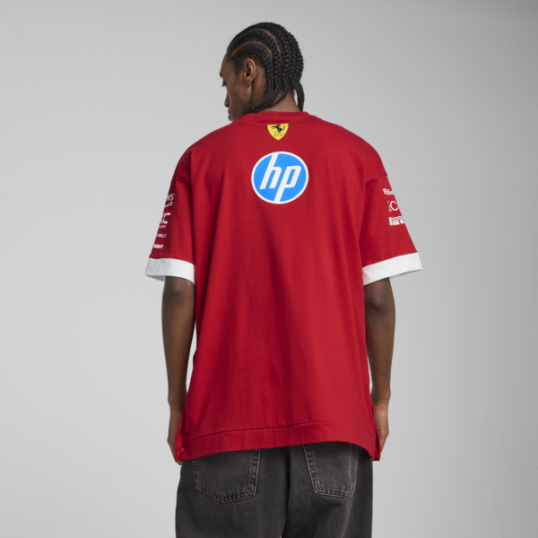 Playera Scuderia Ferrari HP 2025 Drivers para hombre, Dark Cherry, large-MEX