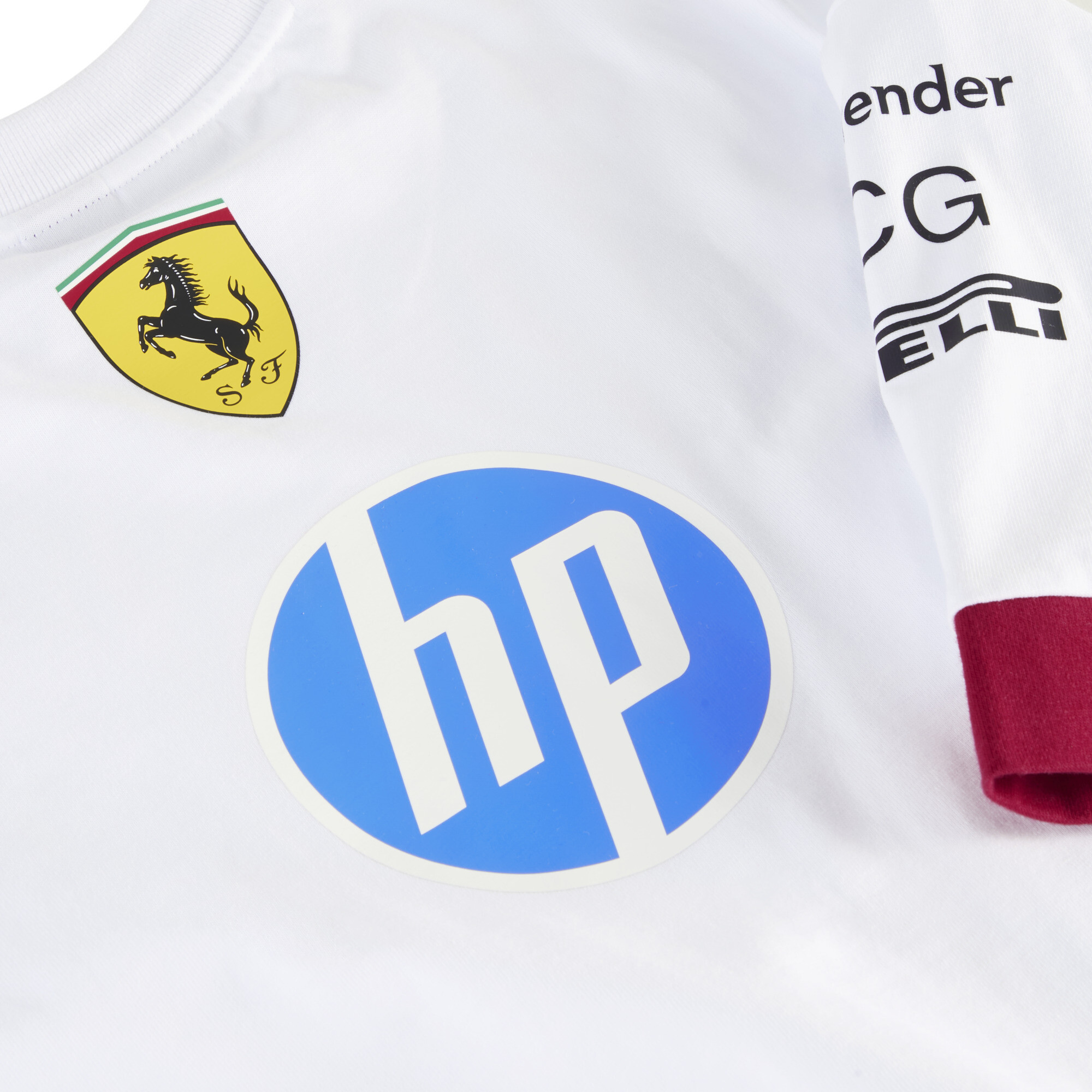 PUMA Scuderia Ferrari 2025 Drivers T-shirt voor Heren, Wit, Maat XL thumbnail 3