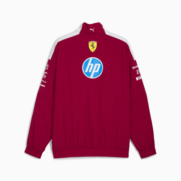 Chamarra oversized Scuderia Ferrari 2025 Drivers T7 Hombre, Dark Cherry, large-MEX