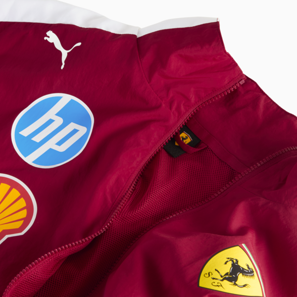 Chamarra oversized Scuderia Ferrari 2025 Drivers T7 Hombre, Dark Cherry, large-MEX