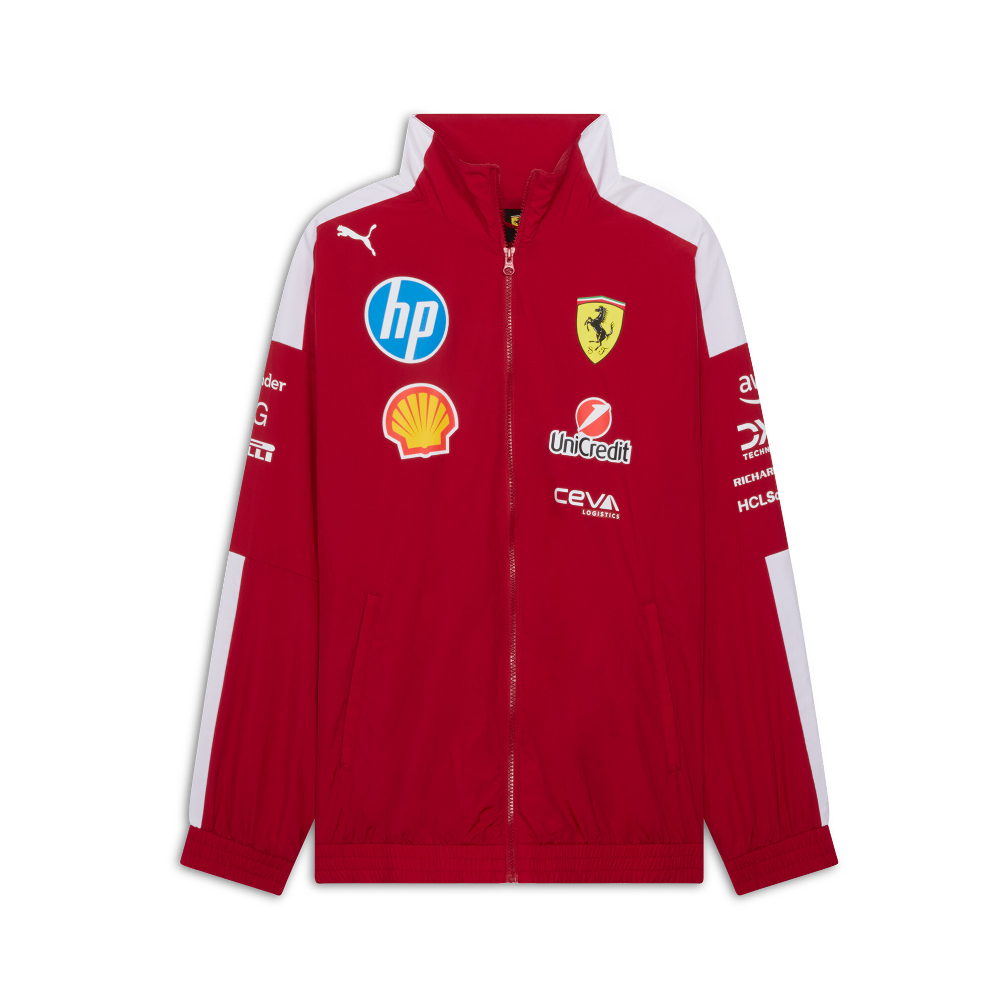 Puma Scuderia Ferrari 2025 Drivers T7 Men's Oversized Jacket In Red