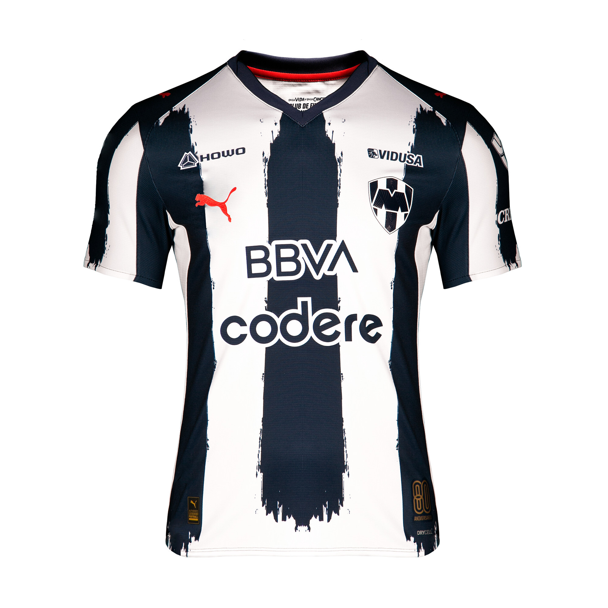 Puma C.f. Monterrey Home Replica 25/26 Men's Soccer Shirt In Multi