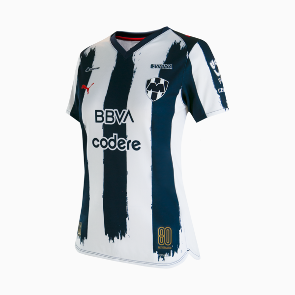 Jersey Monterrey Home Replica 25-26 para mujer, PUMA Navy, large-MEX