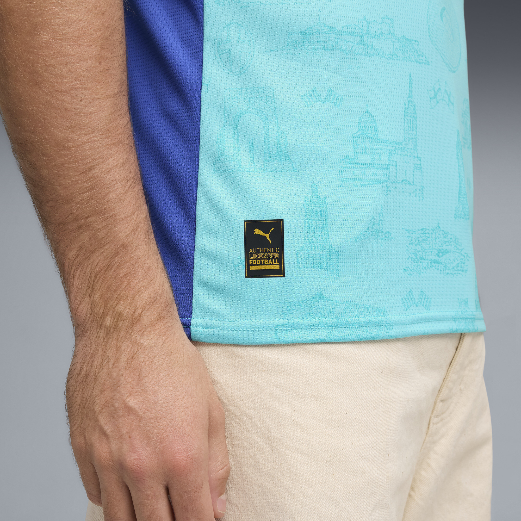 PUMA Olympique de Marseille Special Edition voetbalshirt voor Heren, Blauw, Maat XXL thumbnail 2