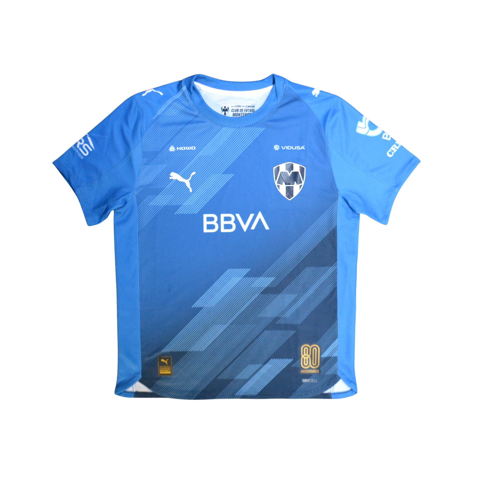 PUMA Monterrey Alternative Replica 25/26 Big Kids' Soccer Shirt in Blue, Size L