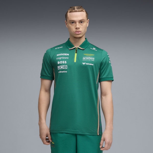 Chomba réplica PUMA x ASTON MARTIN ARAMCO F1® TEAM para Hombre En Verde Lux