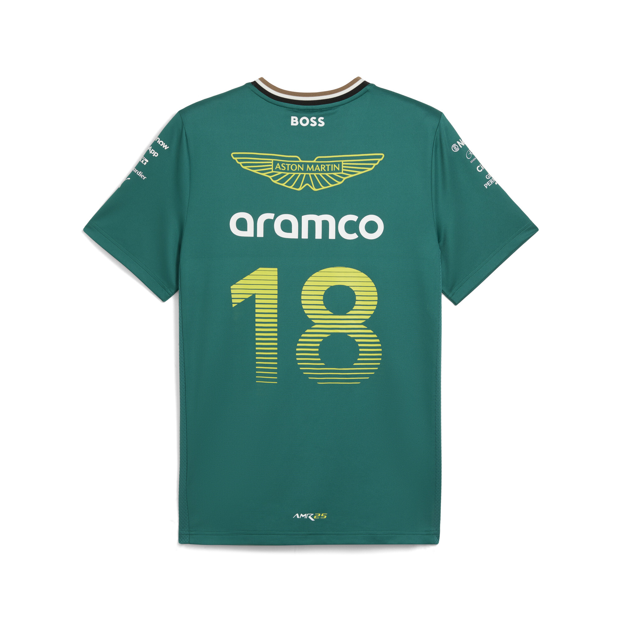 PUMA x ASTON MARTIN ARAMCO F1Â® TEAM Replica Stroll T-shirt voor Heren, Groen, Maat XXL thumbnail 4