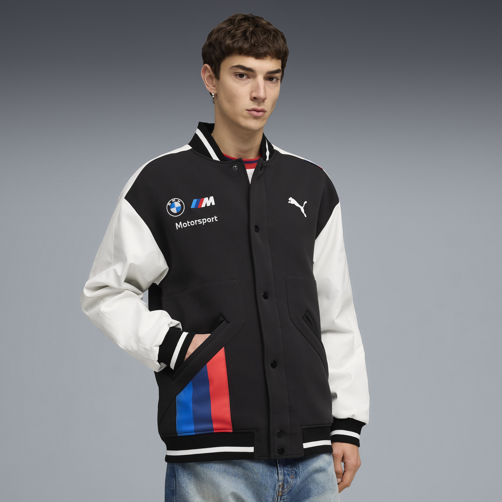 PUMA BMW M Motorsport Men's Replica Drivers' Jacket in Black