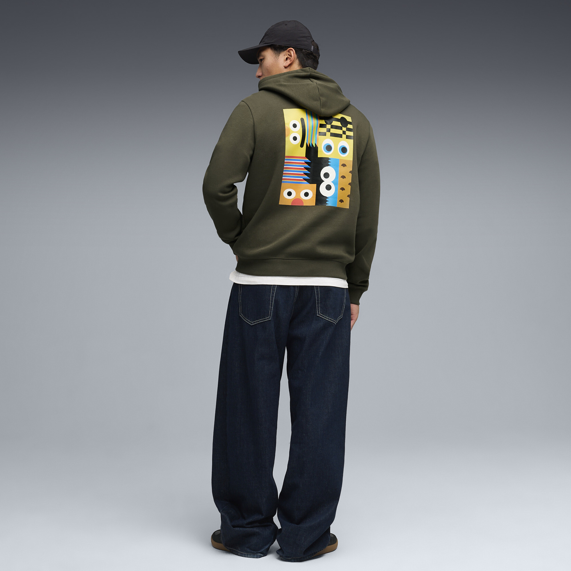 PUMA Borussia Dortmund x Sesamstraat hoodie voor Heren, Geel, Maat XL thumbnail 3