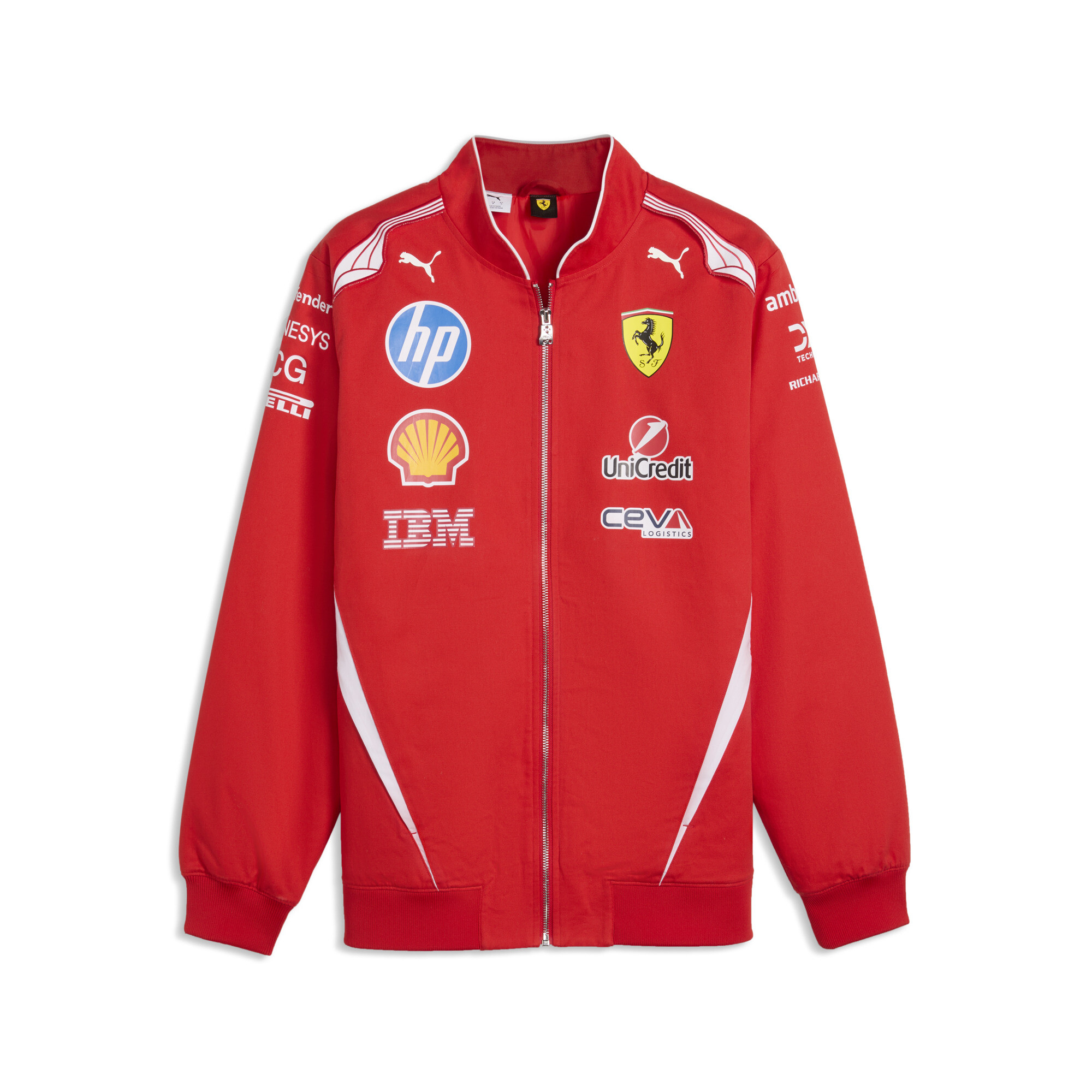 PUMA Scuderia Ferrari HP Replica Drivers Authentic bomberjack voor Heren, Rood, Maat XL