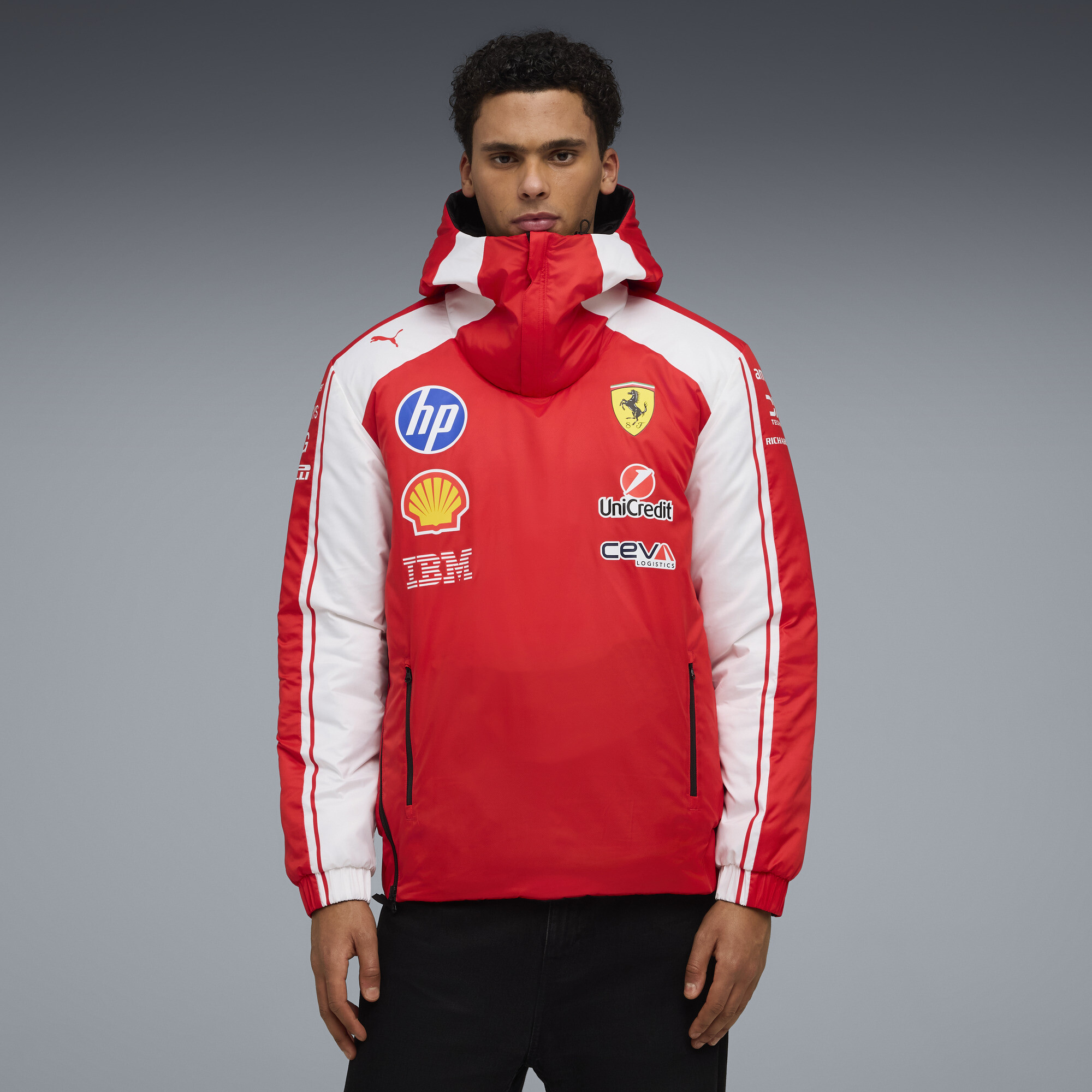 PUMA Scuderia Ferrari Replica Wendbare Jacke Unisex, Kleidung, Rot, L