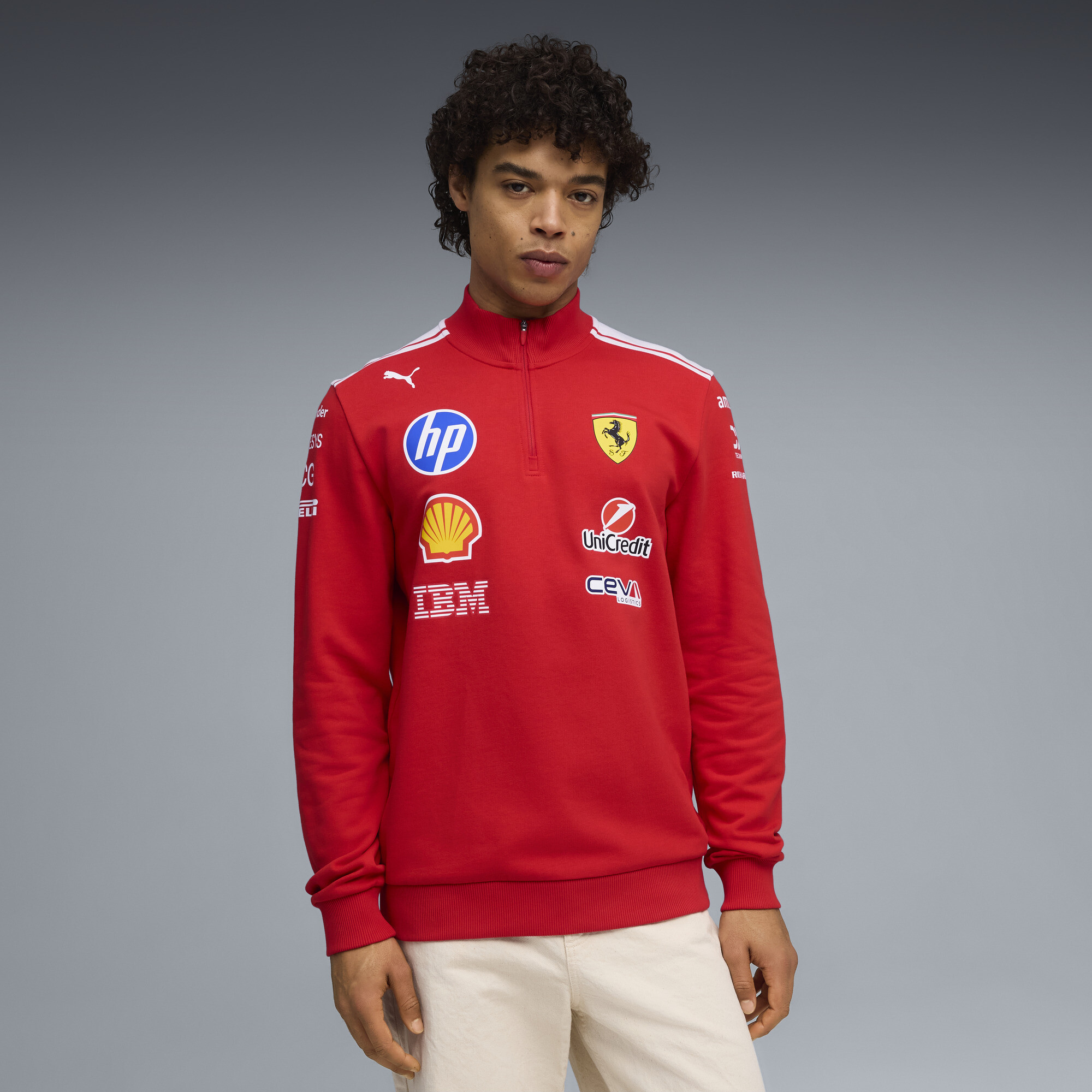 PUMA Scuderia Ferrari HP Replica T7 top Uniseks, Rood, Maat 3XL thumbnail 6