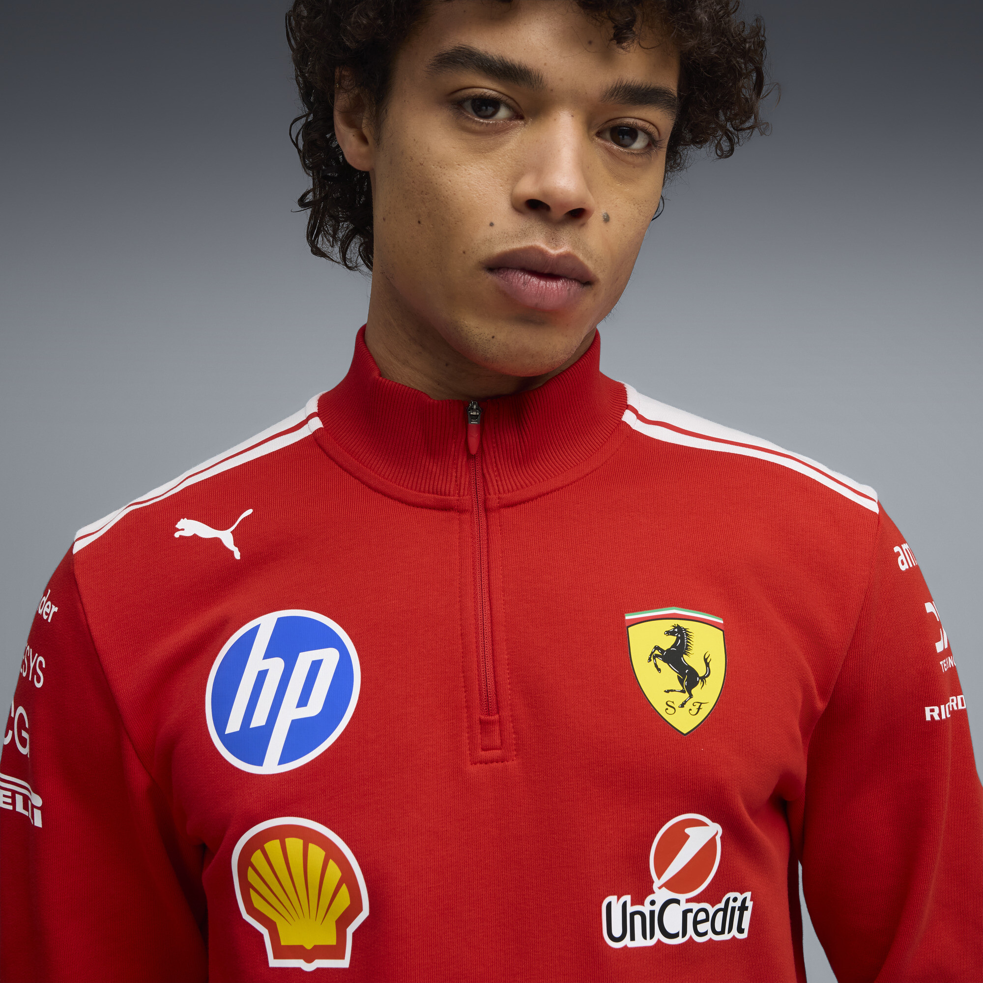 PUMA Scuderia Ferrari HP Replica T7 top Uniseks, Rood, Maat 3XL thumbnail 5