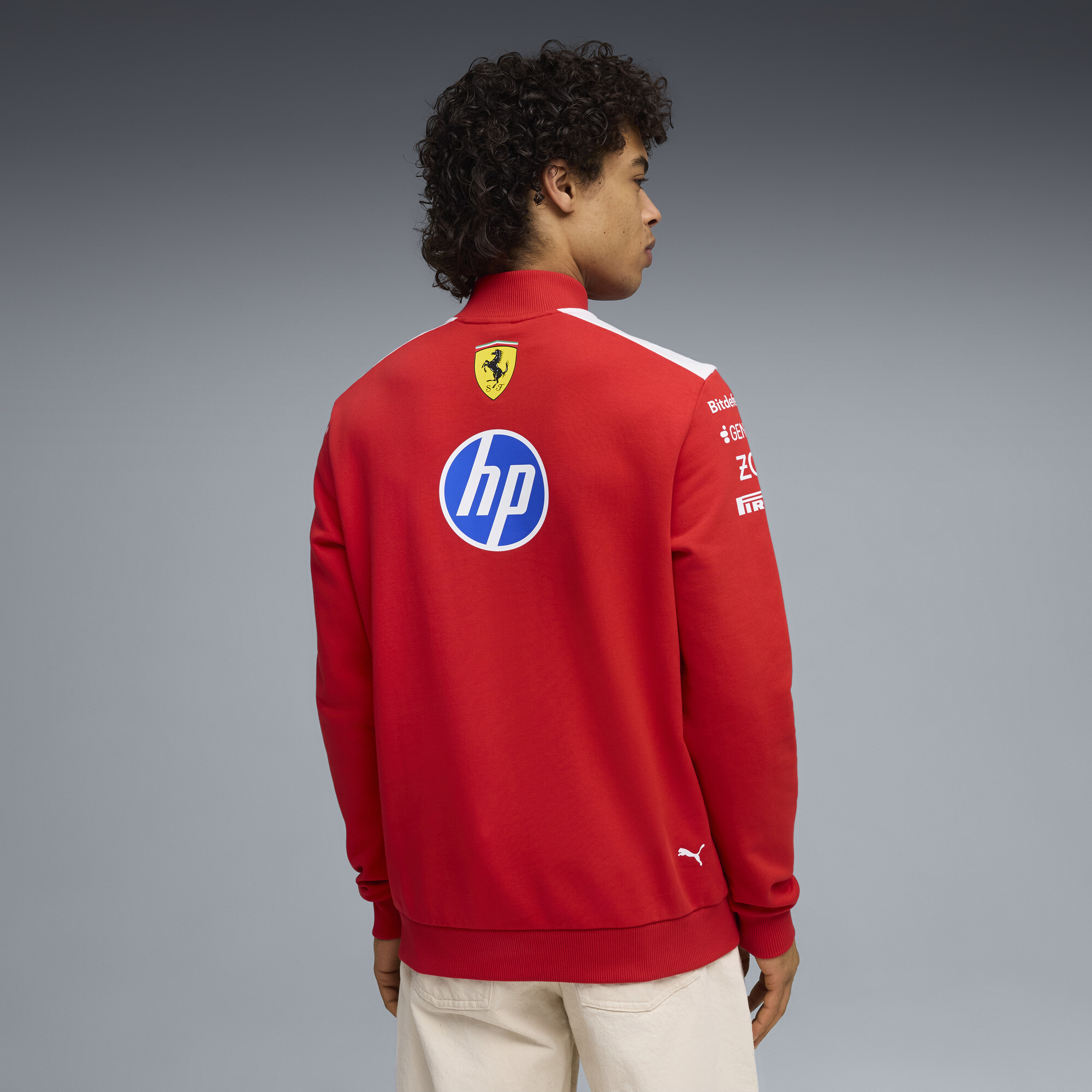 PUMA Scuderia Ferrari HP Replica T7 top Uniseks, Rood, Maat 3XL thumbnail 3