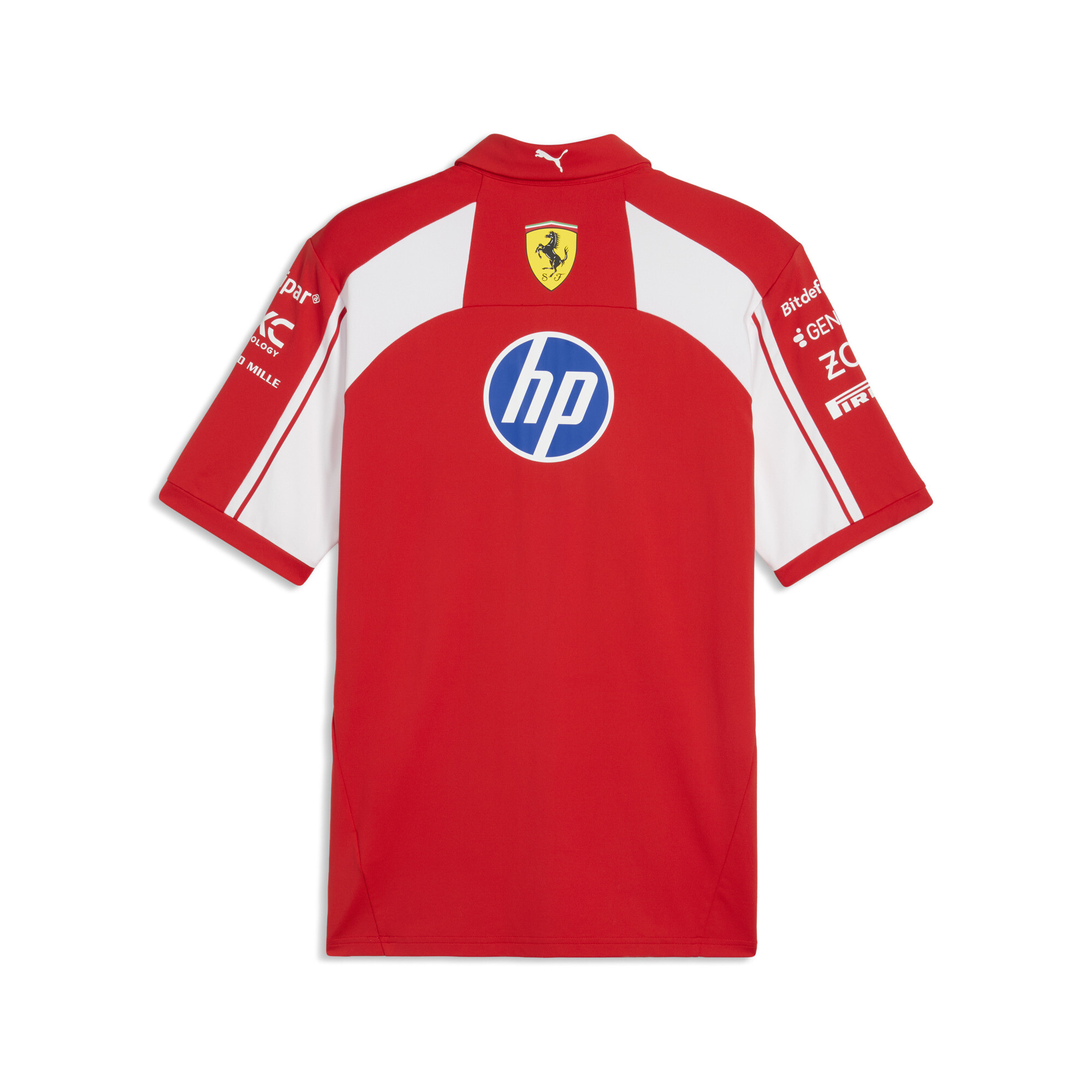 PUMA Scuderia Ferrari HP Replica Authentic uniseks polo, Rood, Maat XL thumbnail 4