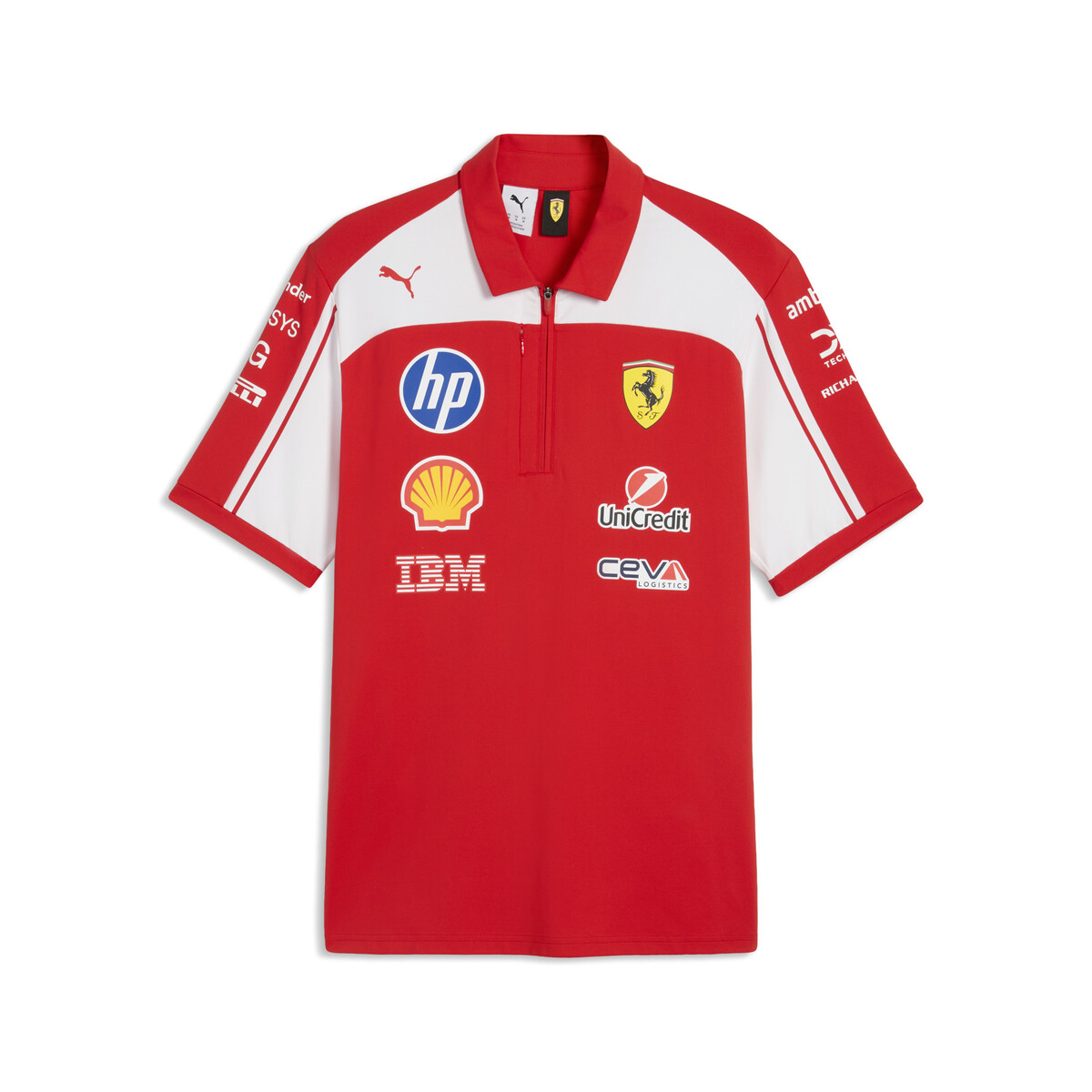Scuderia Ferrari HP Replica Authentic Polo Unisex in Red by PUMA, Small