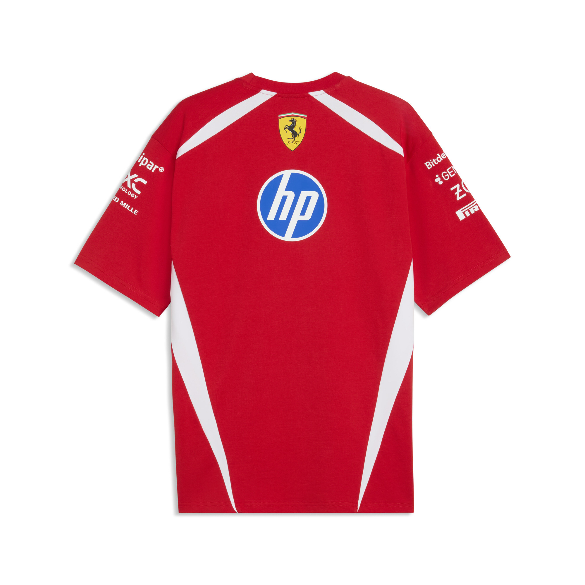 PUMA Scuderia Ferrari HP Replica Drivers uniseks T-shirt, Rood, Maat 3XL thumbnail 2