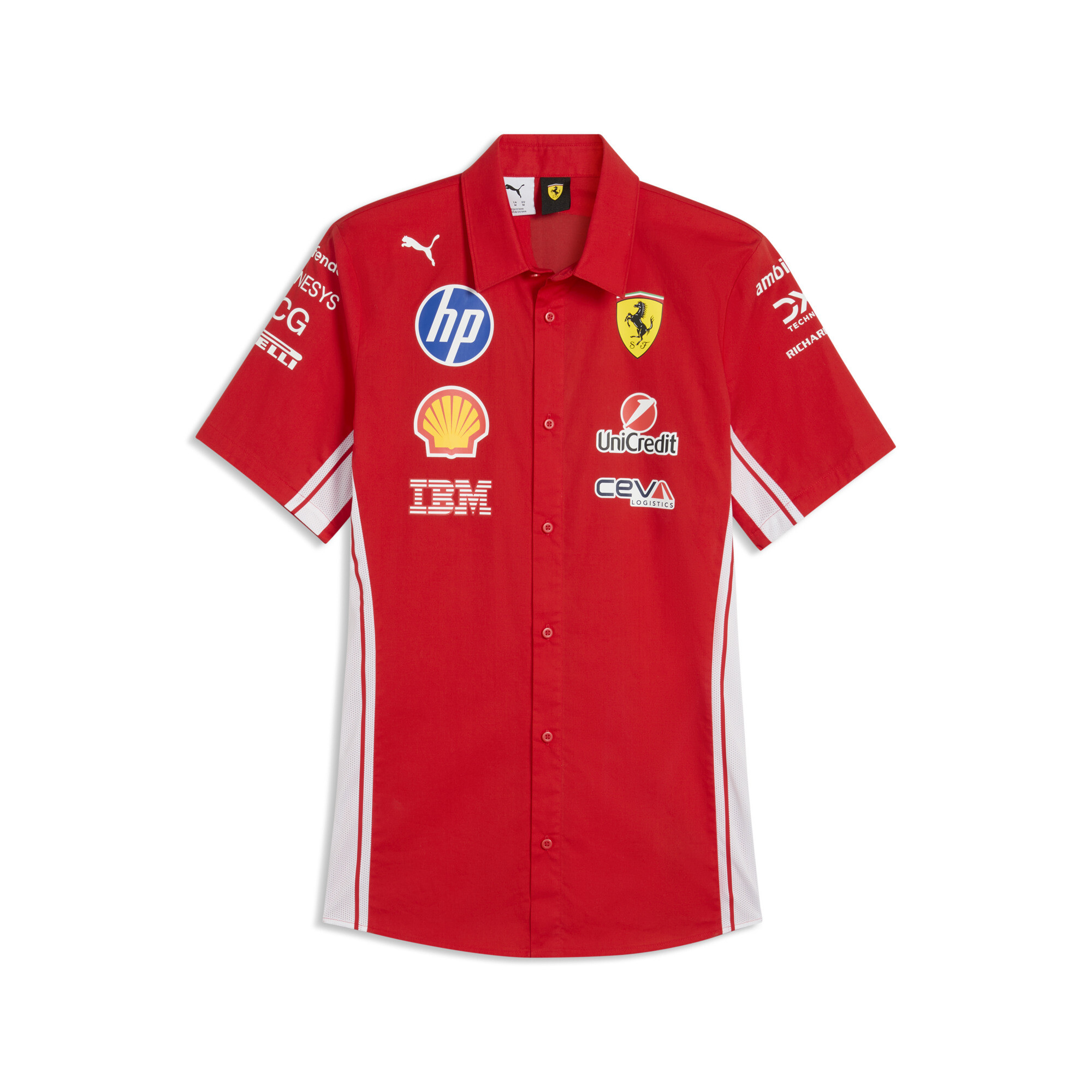 PUMA Scuderia Ferrari Men's Replica Shirt in Red, Size S