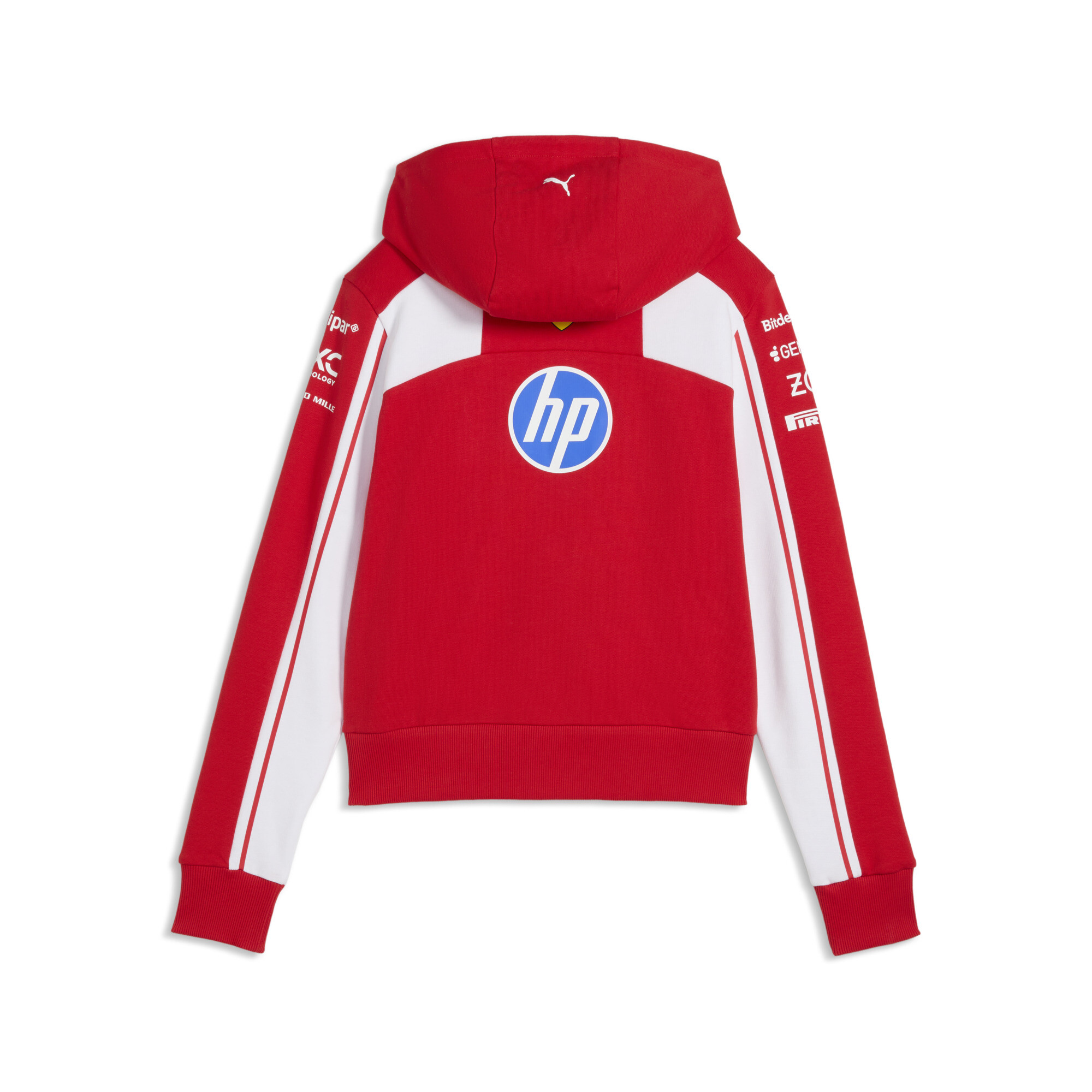 PUMA Scuderia Ferrari HP Replica cropped hoodie voor Dames, Rood, Maat S thumbnail 2