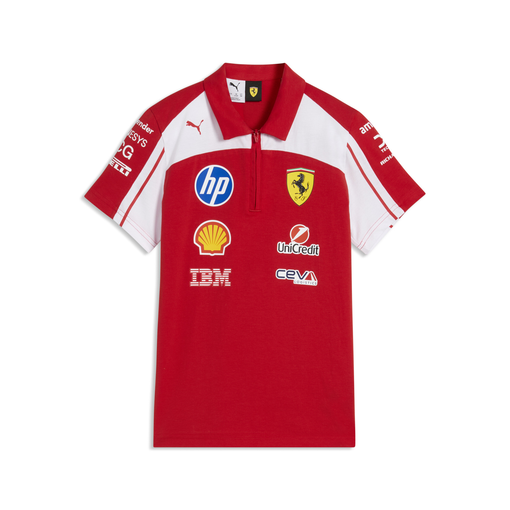PUMA Polo Replica Scuderia Ferrari HP Enfant et Adolescent Accessoires 13 14Y