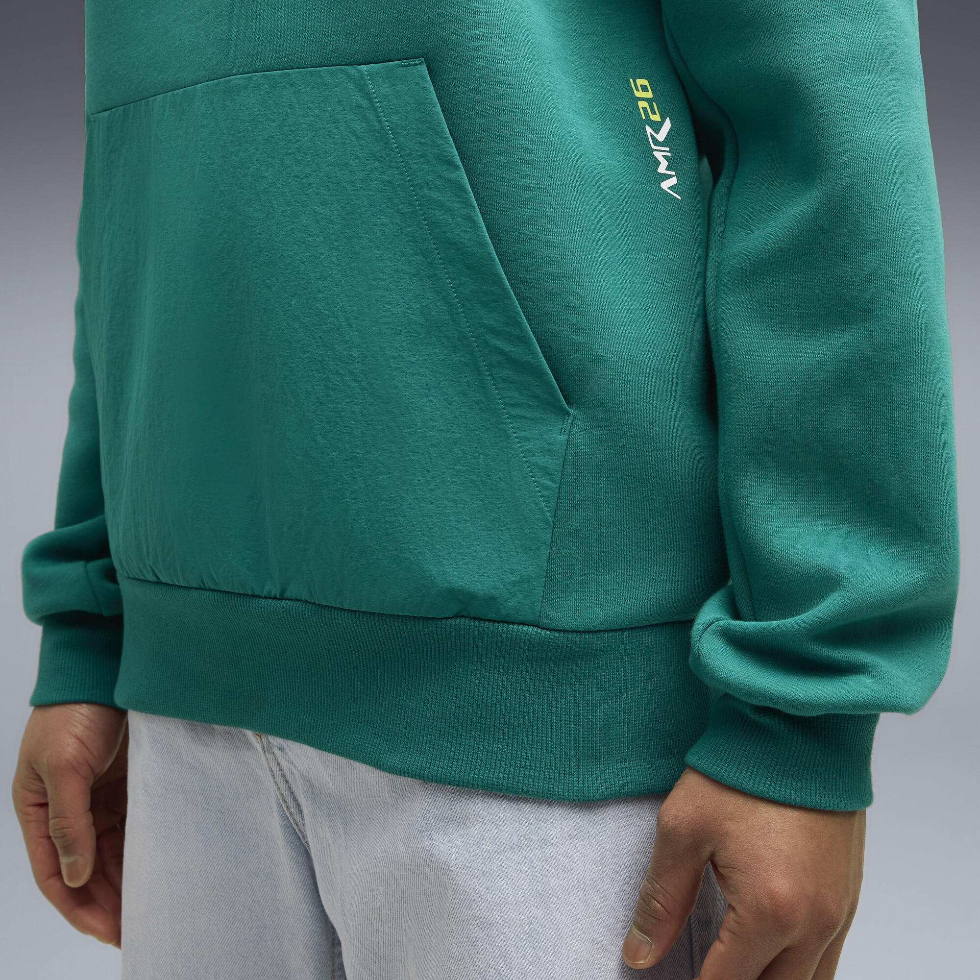 PUMA x ASTON MARTIN ARAMCO F1® TEAM Replica hoodie, Groen, Maat L thumbnail 2