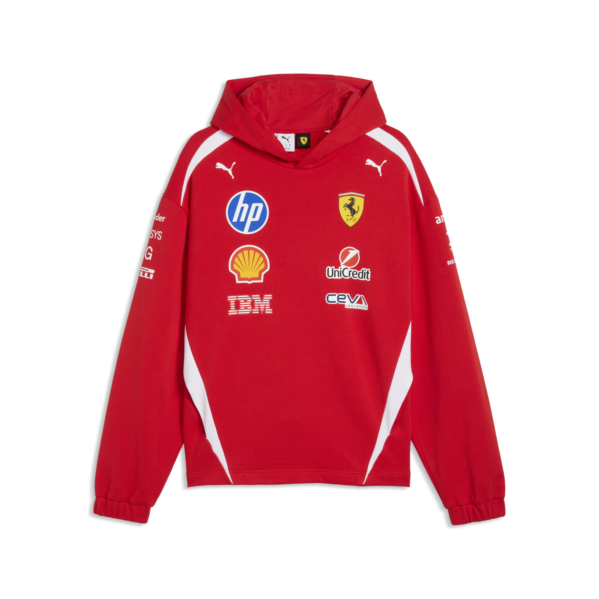PUMA Scuderia Ferrari HP Replica Drivers Authentic-hoodie voor Heren, Rood, Maat 3XL