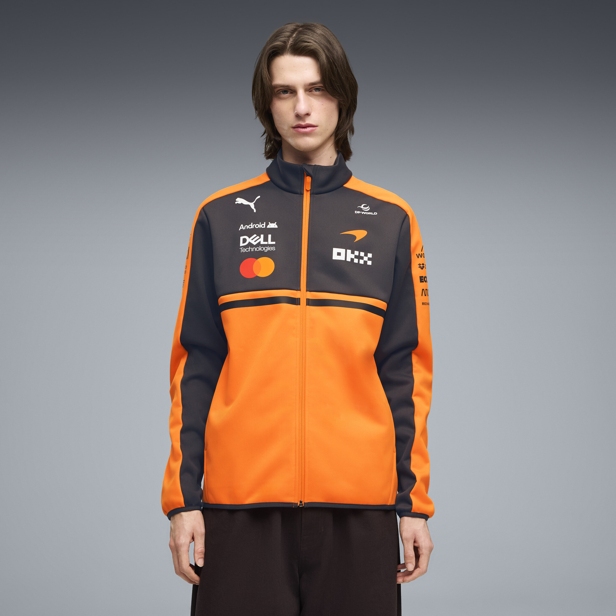 Pirelli Sport Club size:L ジャージ オレンジ フルオ
