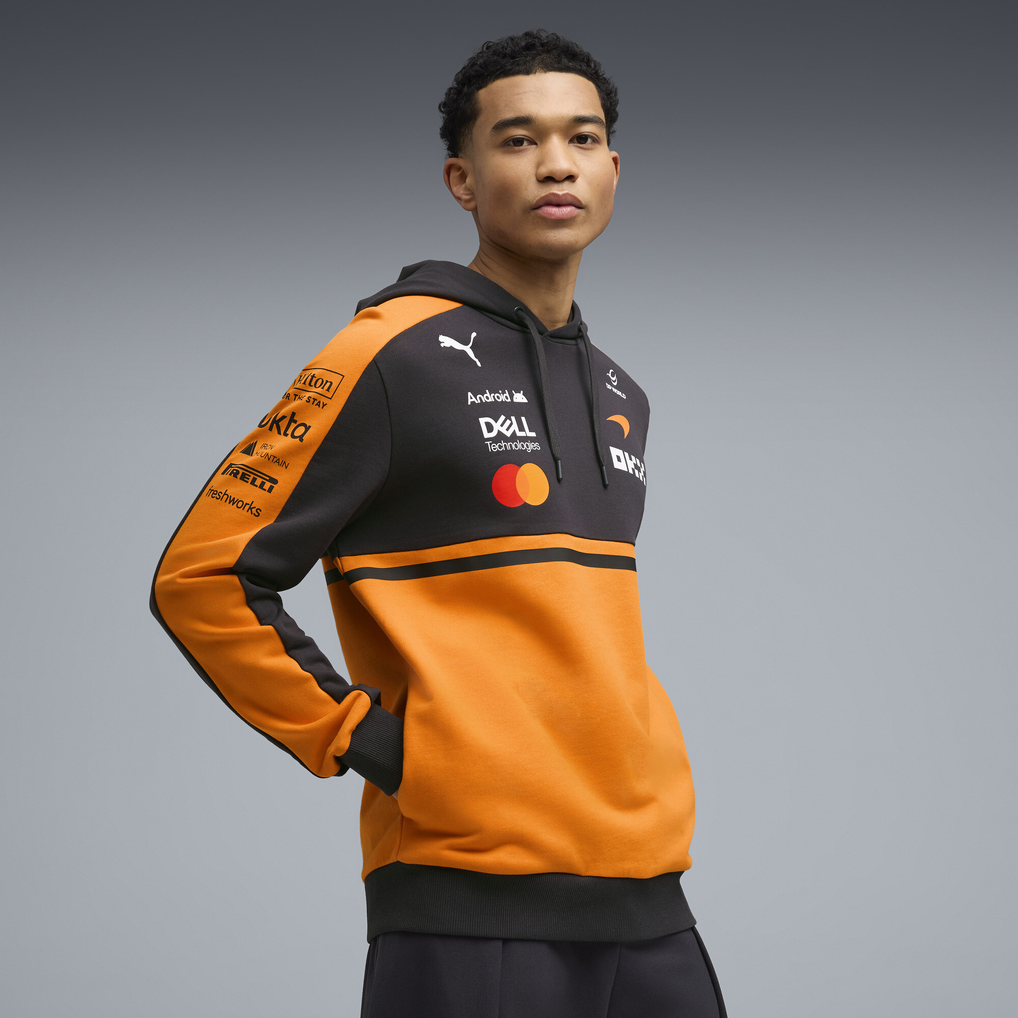 Худи PUMA x McLAREN RACING Replica Hoodie Men | Цвет: Оранжевый